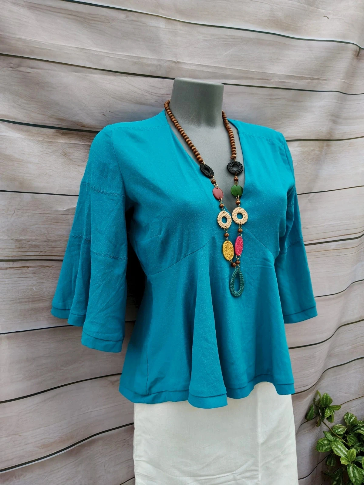 Blusa turquesa de Sfera Collection – Talla S 💜 – photo 4